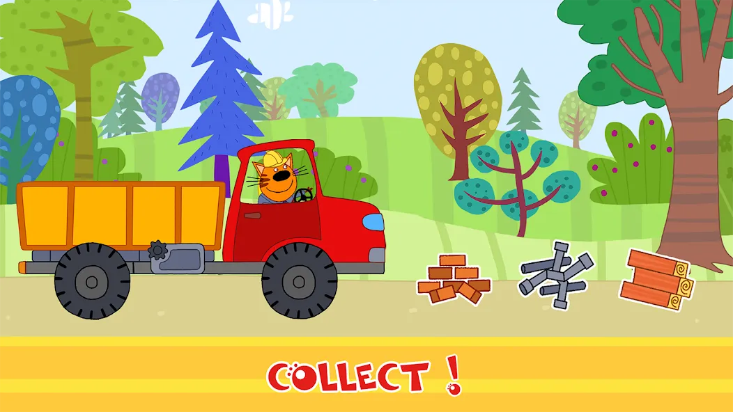 Kid-E-Cats Cars, Build a house [МОД Mega Pack] APK Android Screenshot 4