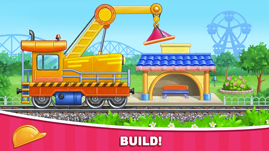 Car games Bulldozer for kids 5 [МОД Бесконечные монеты] APK Android Screenshot 4