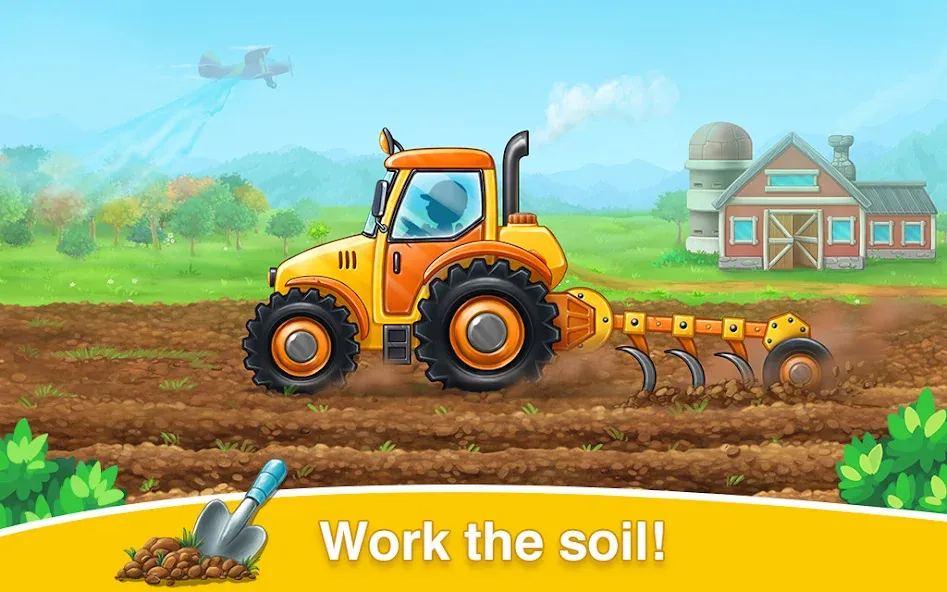 Farm land & Harvest Kids Games [МОД Все открыто] APK Android Screenshot 2