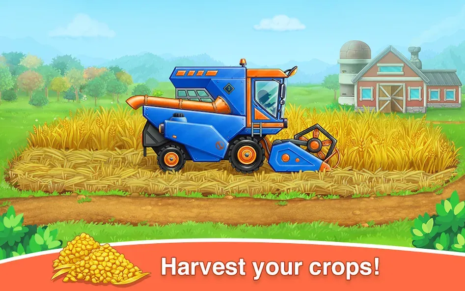 Farm land & Harvest Kids Games [МОД Все открыто] APK Android Screenshot 4