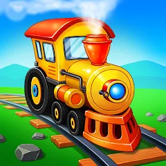 Train Games for Kids: station [МОД Mega Pack] APK Android