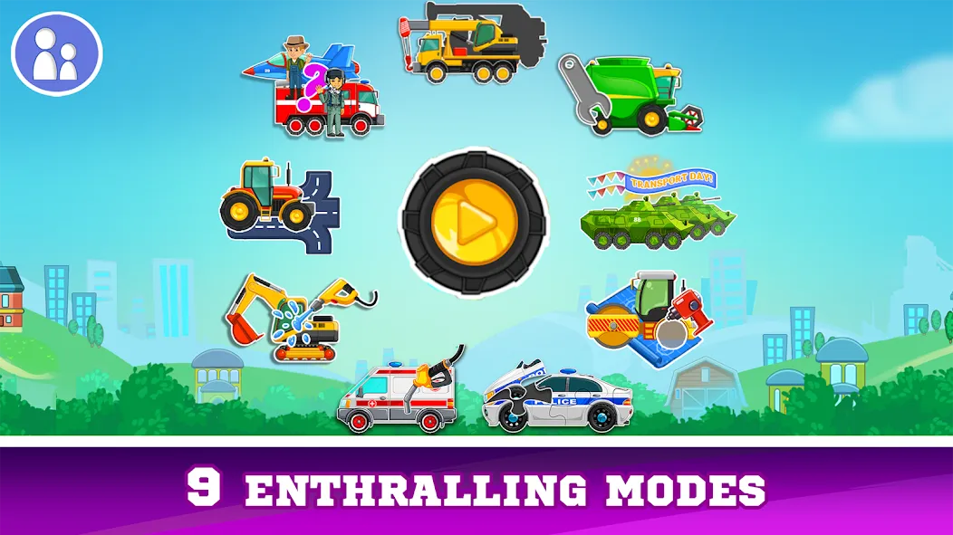 Kids Cars Games build a truck [МОД Много денег] APK Android Screenshot 1