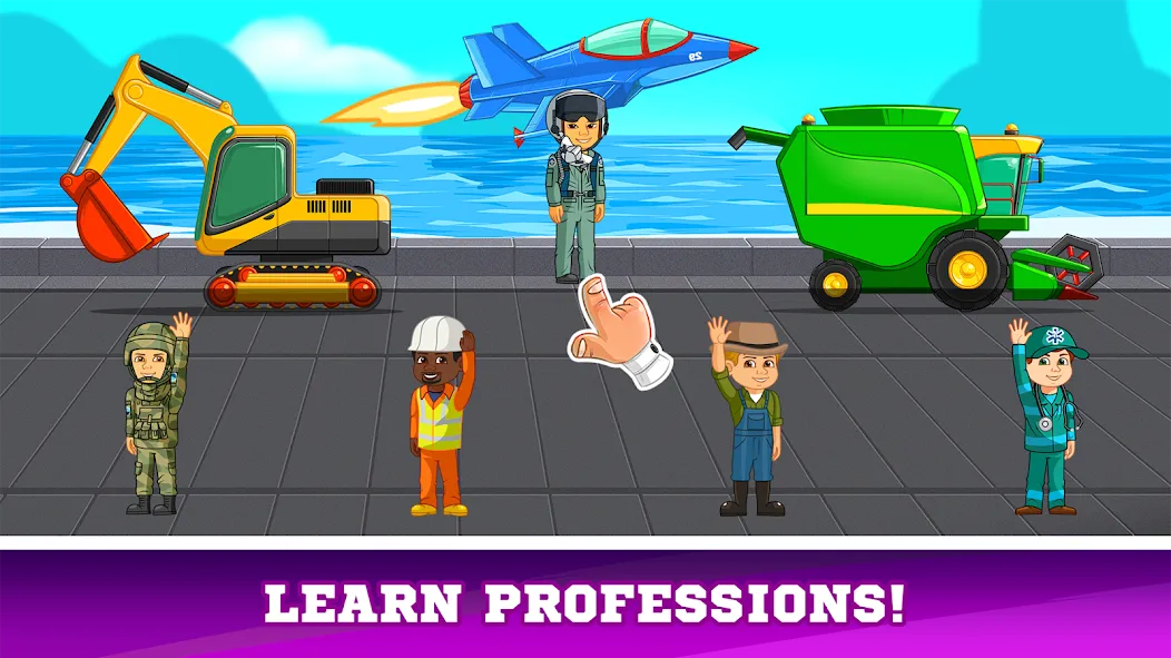 Kids Cars Games build a truck [МОД Много денег] APK Android Screenshot 5