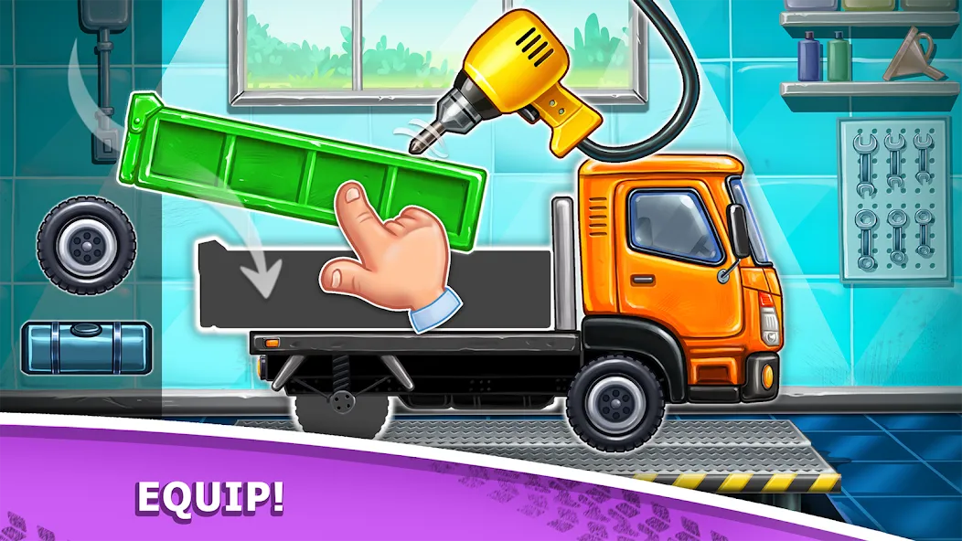 Truck games - build a house [МОД Меню] APK Android Screenshot 1