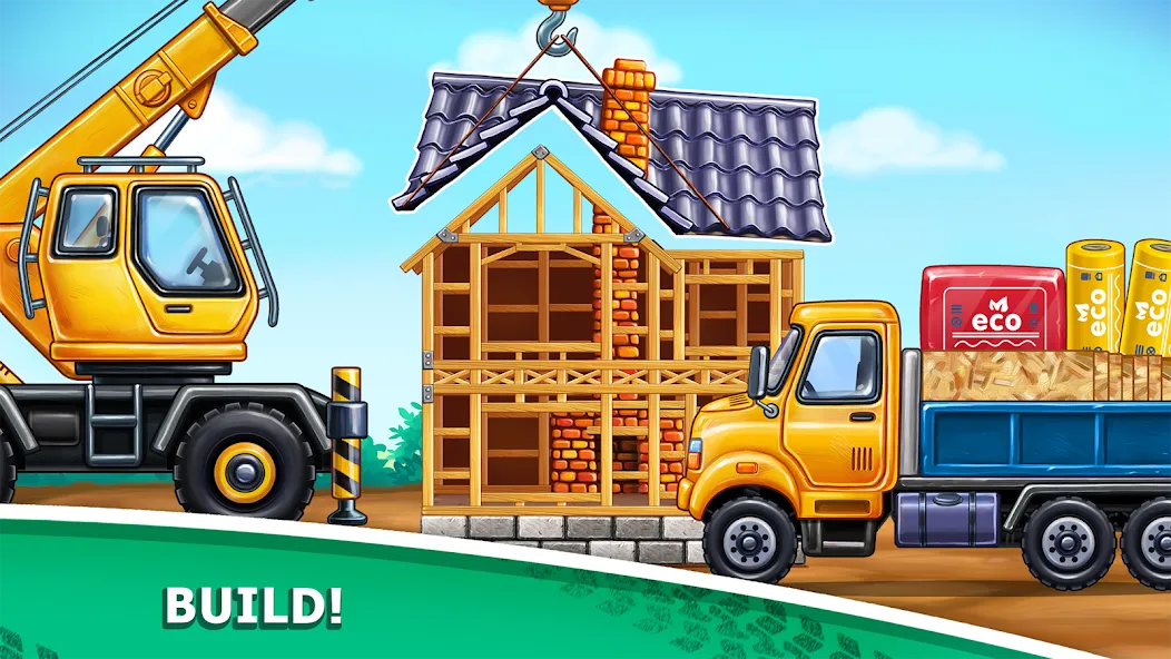 Truck games - build a house [МОД Меню] APK Android Screenshot 4