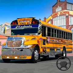 School Bus Transport Simulator (Школьный Автобусный Транспортный Симулятор) [МОД Все открыто] APK Android