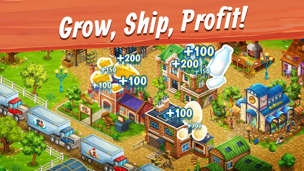 Big Farm: Mobile Harvest (Биг Фарм) [МОД Premium] APK Android Screenshot 4