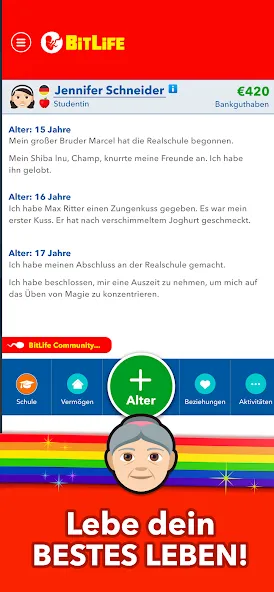 BitLife DE - Lebenssimulation (Битлайф ДЕ) [МОД Mega Pack] APK Android Screenshot 4