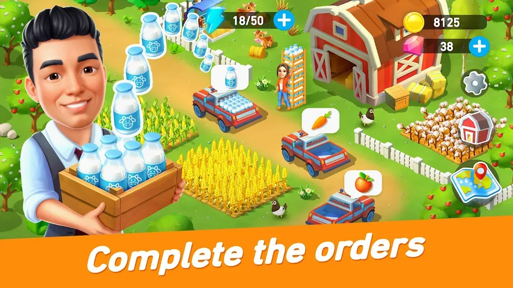 Goodville: Farm Game Adventure (Гудвилль) [МОД Много денег] APK Android Screenshot 3