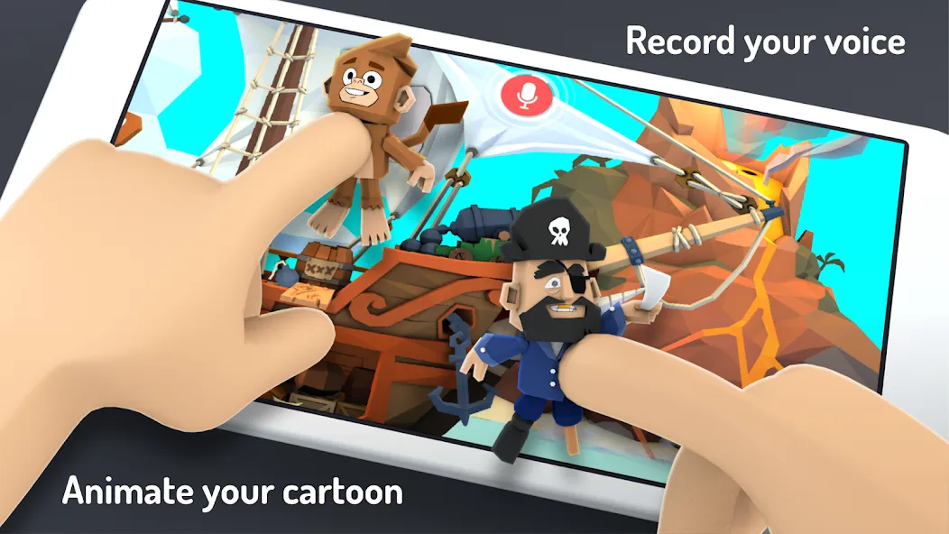 Toontastic 3D (Тунтастик 3D) [МОД Mega Pack] APK Android Screenshot 1