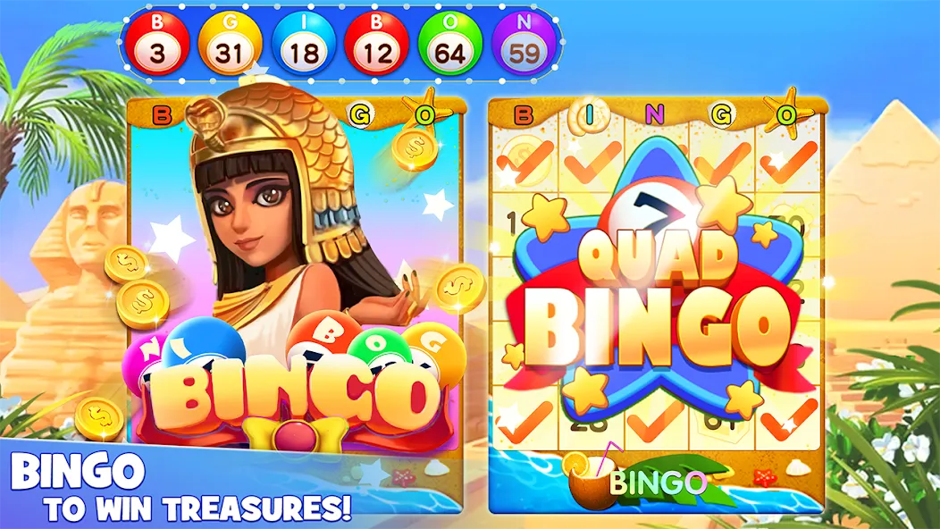 Bingo Lucky: Play Bingo Games (Бинго Лаки) [МОД Бесконечные монеты] APK Android Screenshot 5