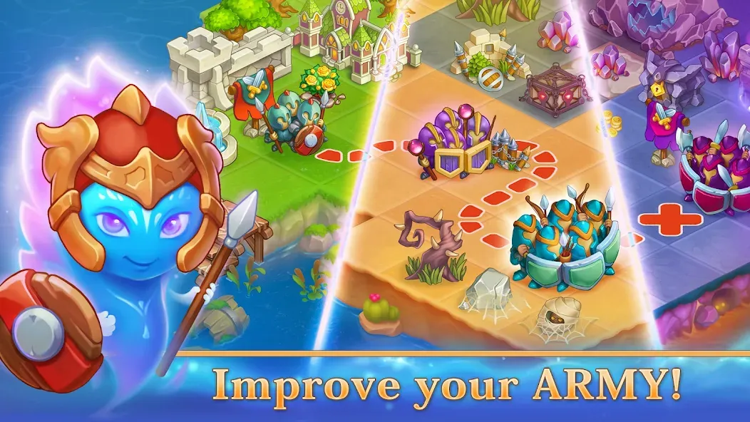 Army Merger: Merge Puzzle Game (Арми Мерджер) [МОД Все открыто] APK Android Screenshot 1