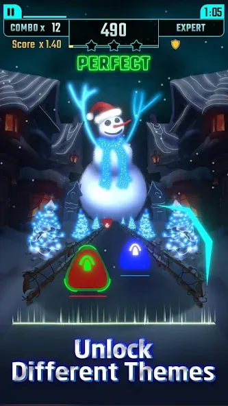 Beat Swiper (Бит Свайпер) [МОД Все открыто] APK Android Screenshot 2