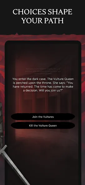 Eldrum: Red Tide - Text RPG (Элдрум) [МОД Бесконечные монеты] APK Android Screenshot 2