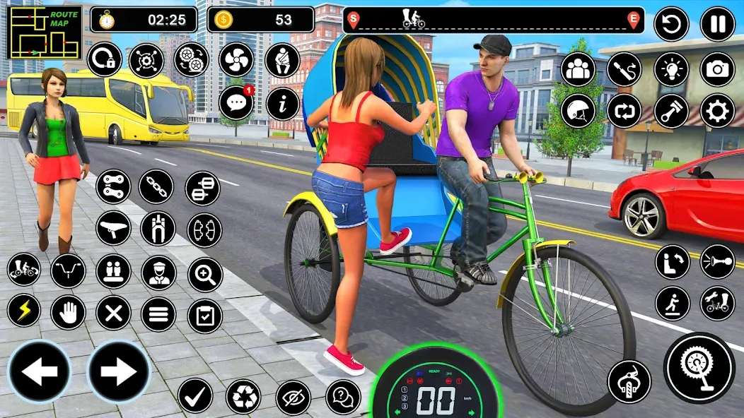 BMX Cycle Games 3D Cycle Race (игры на велосипеде 3D гонка) [МОД Много денег] APK Android Screenshot 2