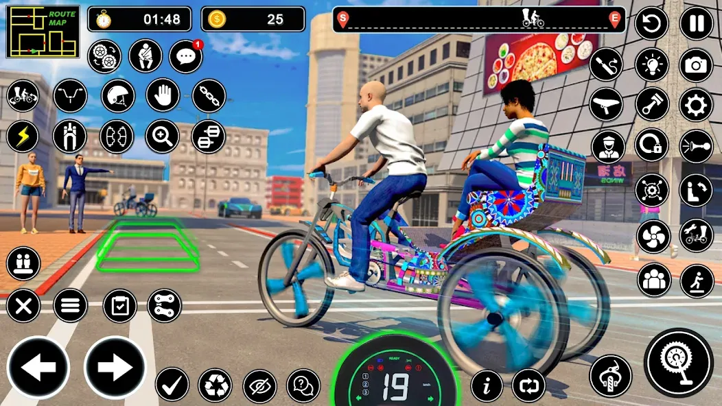 BMX Cycle Games 3D Cycle Race (игры на велосипеде 3D гонка) [МОД Много денег] APK Android Screenshot 4