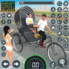 BMX Cycle Games 3D Cycle Race (игры на велосипеде 3D гонка) [МОД Много денег] APK Android