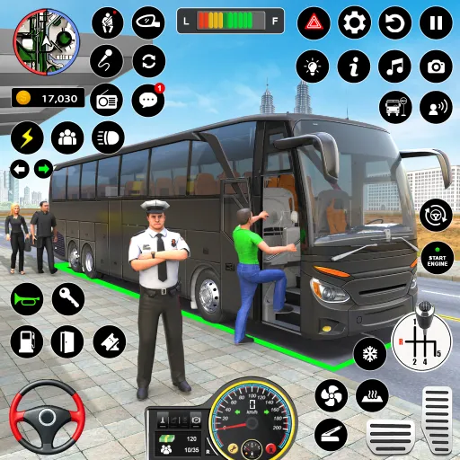 Bus Simulator - Driving Games [МОД Много денег] APK Android Screenshot 1