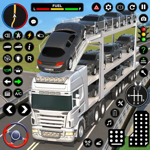 Car Transport - Truck Games 3D [МОД Бесконечные монеты] APK Android Screenshot 1