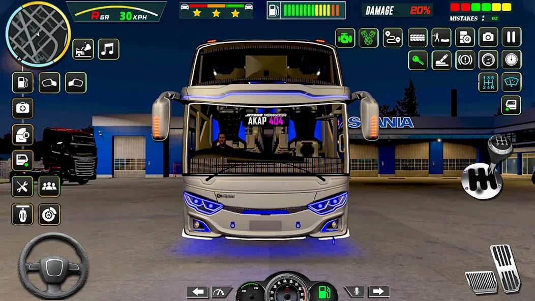 Public Coach Bus Driving Game (Паблик Коуч Бас Драйвинг Гейм) [МОД Меню] APK Android Screenshot 2