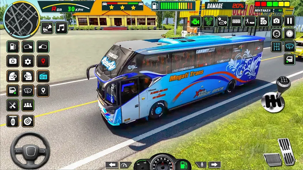 Public Coach Bus Driving Game (Паблик Коуч Бас Драйвинг Гейм) [МОД Меню] APK Android Screenshot 4