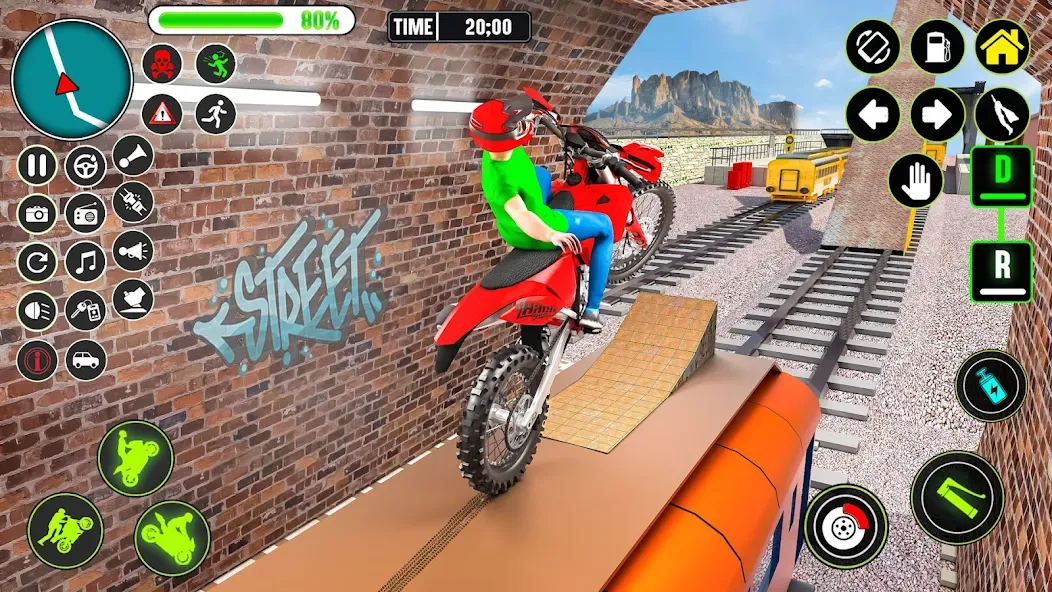 GT Bike Racing Game Moto Stunt (ДжиТи Байк Рейсинг Гейм Мото Стант) [МОД Premium] APK Android Screenshot 5