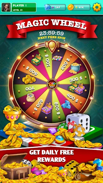 Multiplayer Dice Ludo Games (Мультиплеер Дайс Лудо Игры) [МОД Бесконечные монеты] APK Android Screenshot 5