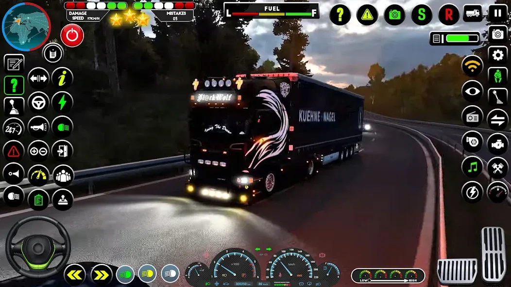 Truck Driving Euro Truck Game [МОД Mega Pack] APK Android Screenshot 2