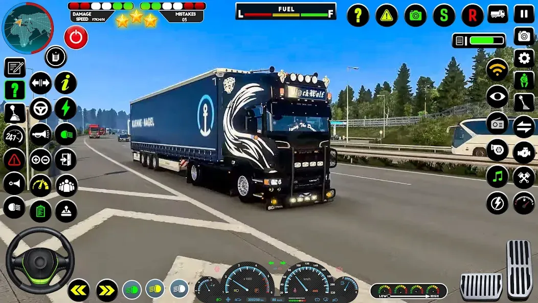 Truck Driving Euro Truck Game [МОД Mega Pack] APK Android Screenshot 4