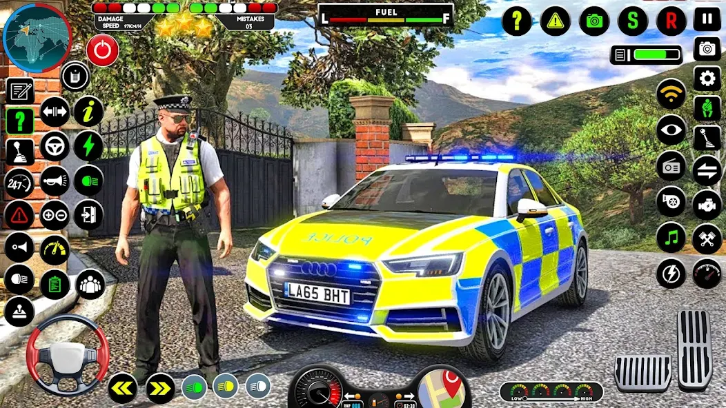NYPD Police Car Parking Game [МОД Бесконечные монеты] APK Android Screenshot 1