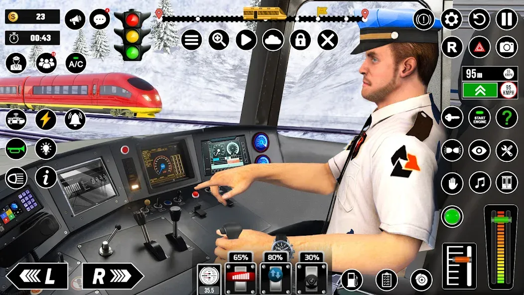 Railway Train Simulator Games [МОД Все открыто] APK Android Screenshot 1