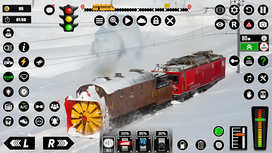 Railway Train Simulator Games [МОД Все открыто] APK Android Screenshot 4