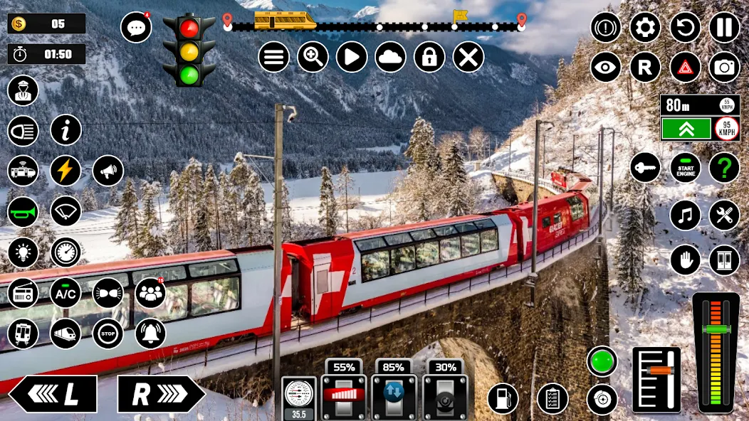 Railway Train Simulator Games [МОД Все открыто] APK Android Screenshot 5