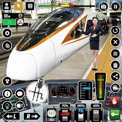 Railway Train Simulator Games [МОД Все открыто] APK Android