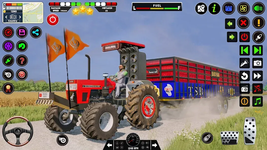 Tractor Driving - Tractor Game [МОД Много денег] APK Android Screenshot 1