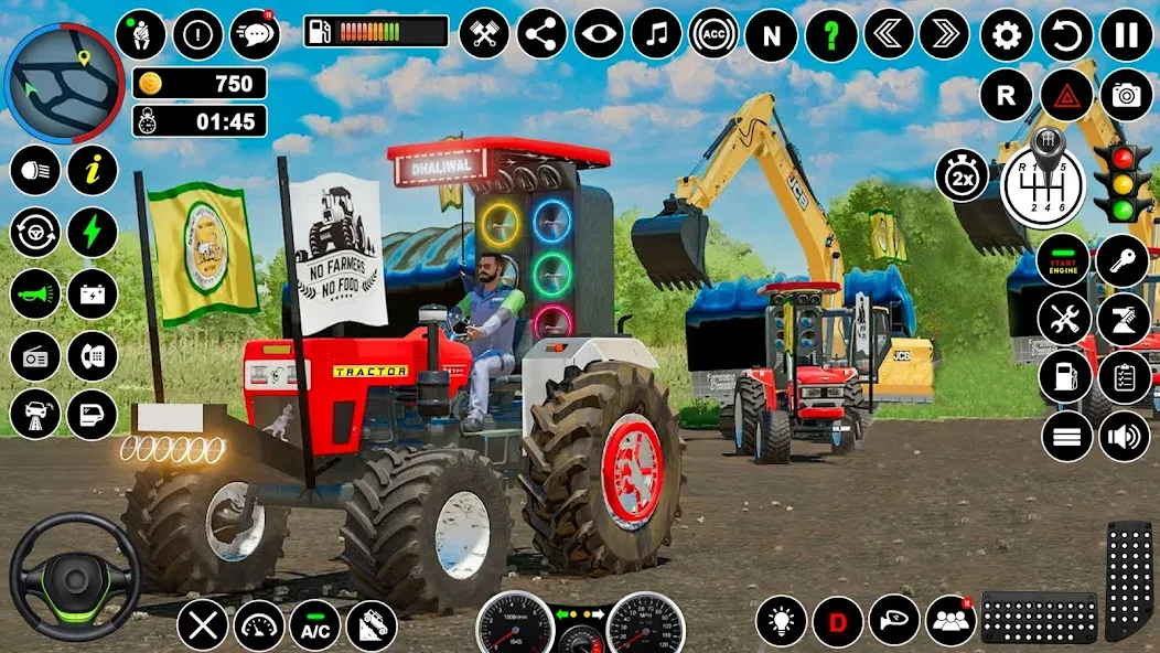 Tractor Driving - Tractor Game [МОД Много денег] APK Android Screenshot 3