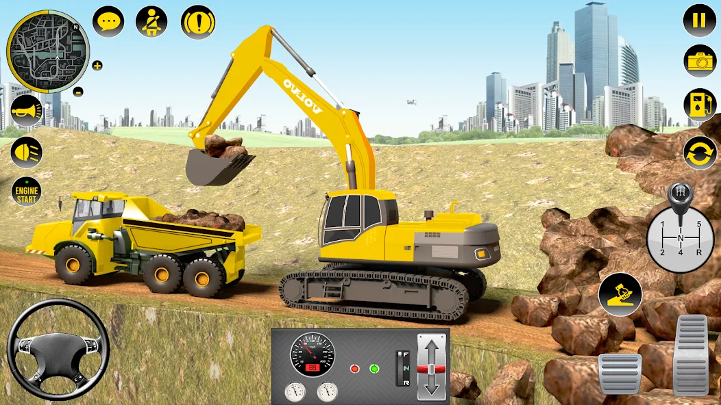 Builder City Construction Game (ткман Городское Строительство) [МОД Все открыто] APK Android Screenshot 3