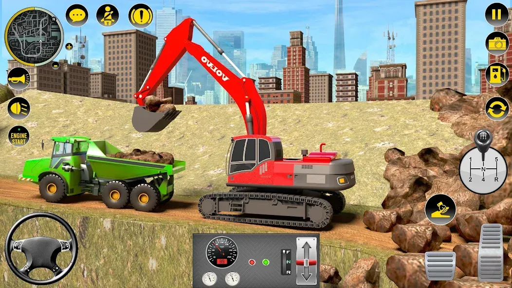 Builder City Construction Game (ткман Городское Строительство) [МОД Все открыто] APK Android Screenshot 4