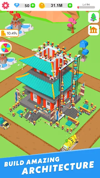Idle Construction 3D (Айдл Конструкшн 3Д) [МОД Mega Pack] APK Android Screenshot 4