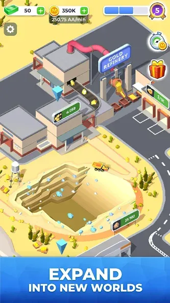Mining Inc. [МОД Mega Pack] APK Android Screenshot 3