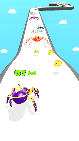 Insect Run - Spider Evolution (Инсект Эволюшн Ран) [МОД Меню] APK Android Screenshot 4