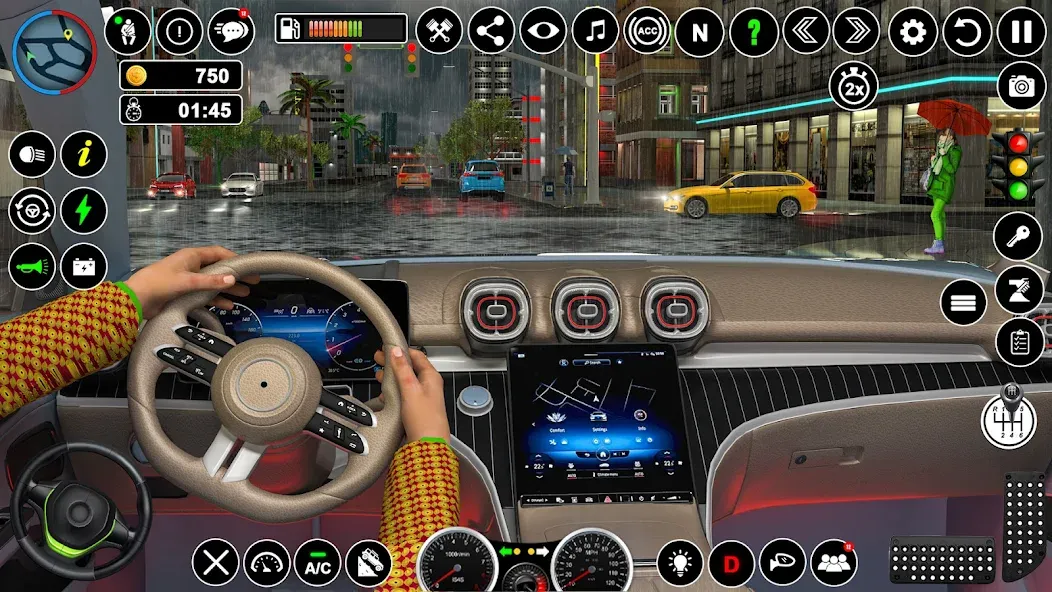 Russian Taxi Driving Simulator [МОД Бесконечные монеты] APK Android Screenshot 1