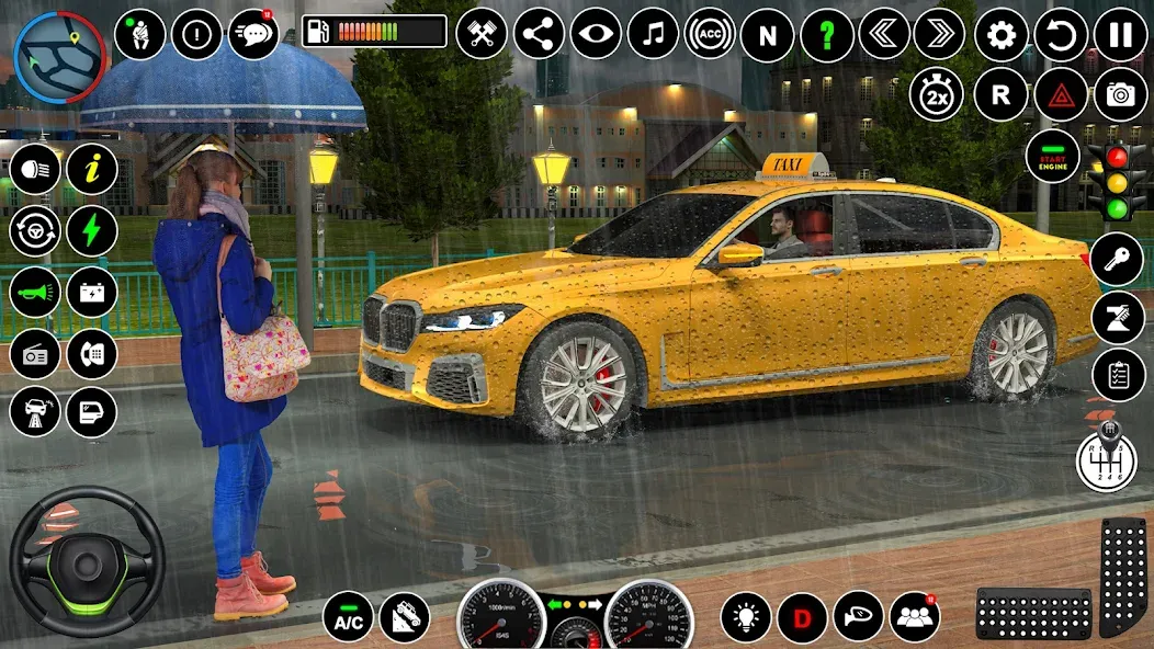 Russian Taxi Driving Simulator [МОД Бесконечные монеты] APK Android Screenshot 3