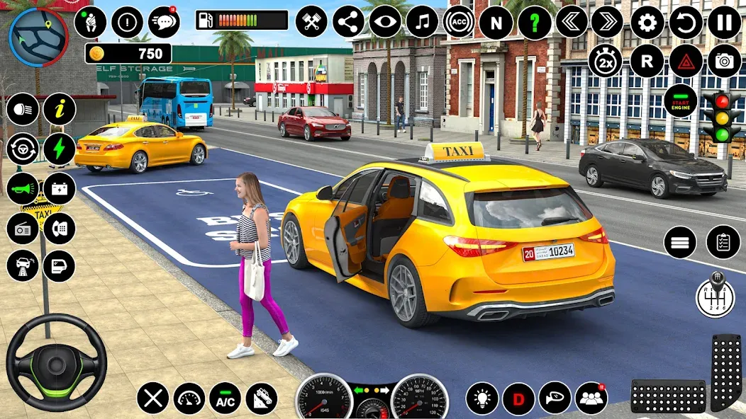 Russian Taxi Driving Simulator [МОД Бесконечные монеты] APK Android Screenshot 4