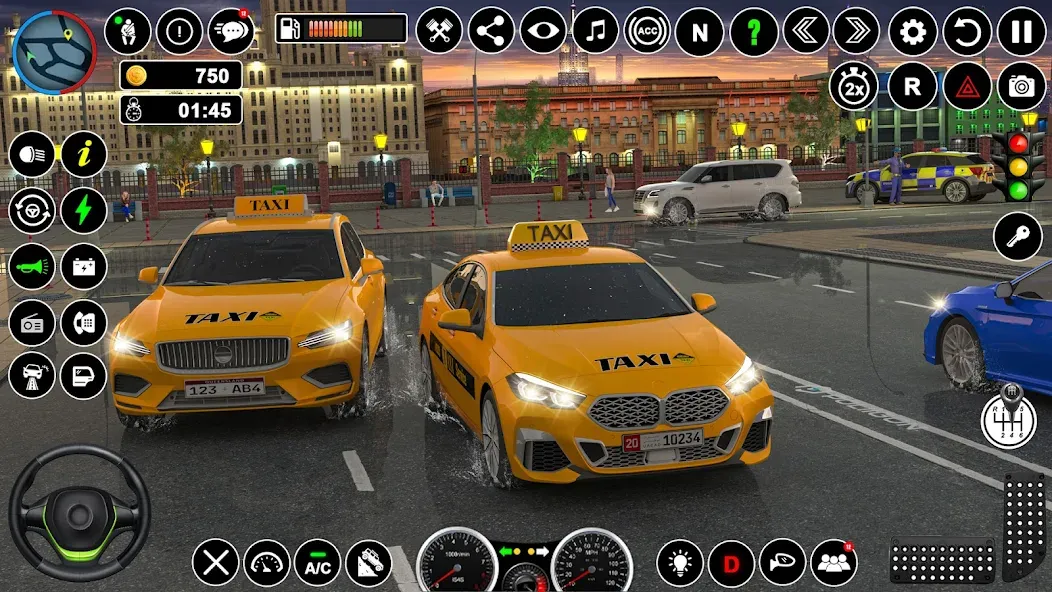 Russian Taxi Driving Simulator [МОД Бесконечные монеты] APK Android Screenshot 5