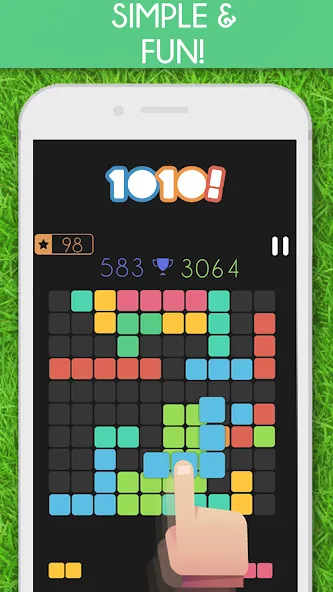 1010! Block Puzzle Game [МОД Бесконечные монеты] APK Android Screenshot 4