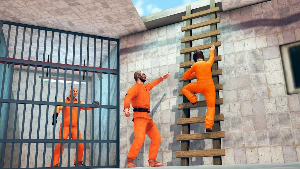 Prison Escape- Jail Break Game (Побег из тюрьмы 3D) [МОД Много денег] APK Android Screenshot 5