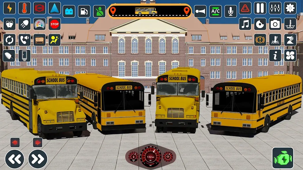 School Bus 3d : City Bus Games (Школьный автобус симулятор игры на автобусе) [МОД Premium] APK Android Screenshot 1