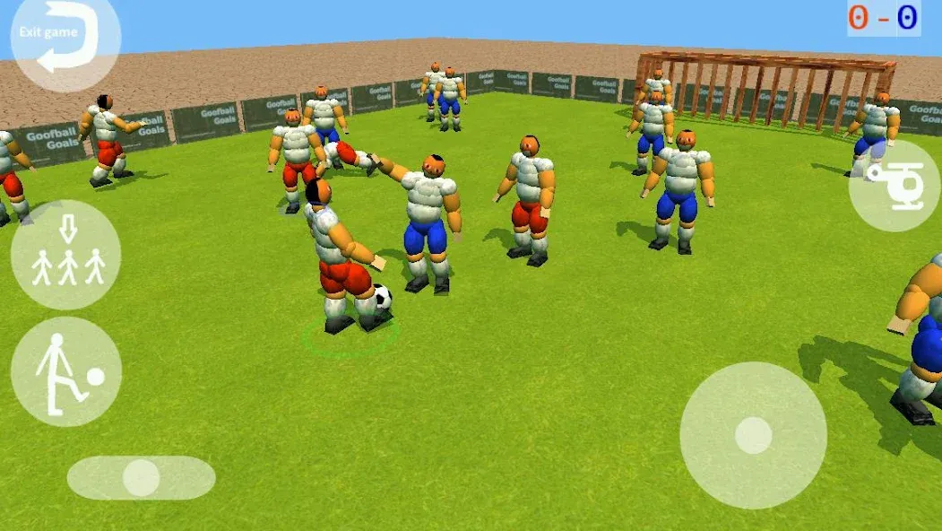 Goofball Goals Soccer Game 3D (Гуфбол Голз Соккер Гейм 3Д) [МОД Бесконечные монеты] APK Android Screenshot 1