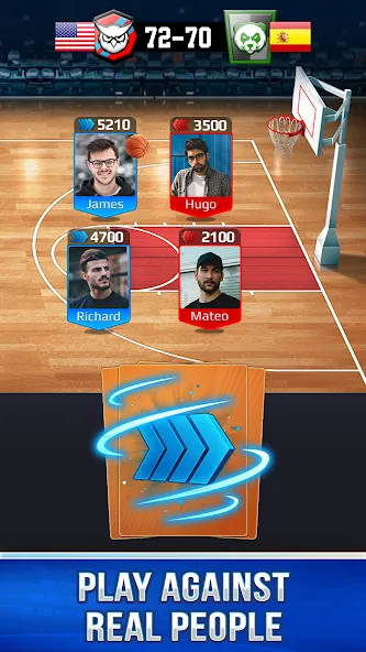 Basketball Rivals: Sports Game (Баскетбол Ривалс) [МОД Много денег] APK Android Screenshot 2